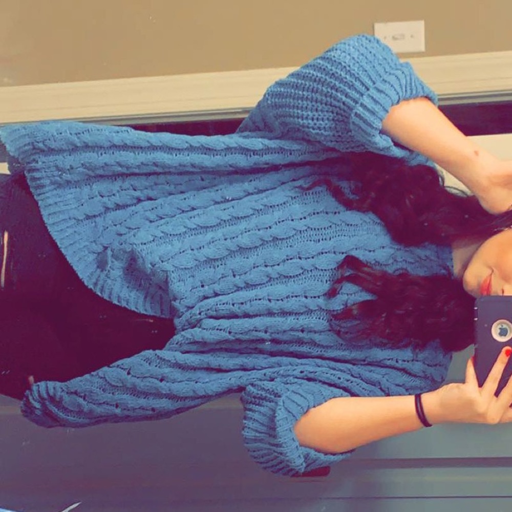 Umgee USA Blue OverSized Sweater